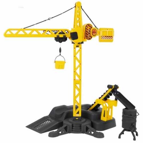 dźwig sterowany żuraw z autkami